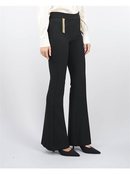 Pantalone flare con accessorio Simona Corsellini SIMONA CORSELLINI | Pantalone | PA01101TCAD00213